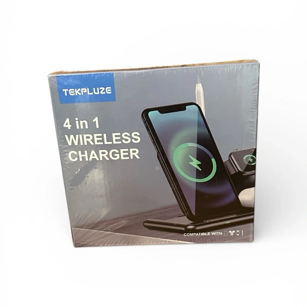 Tekpluze 4 in 1 Fast Charging Wireless Charger for Apple Products